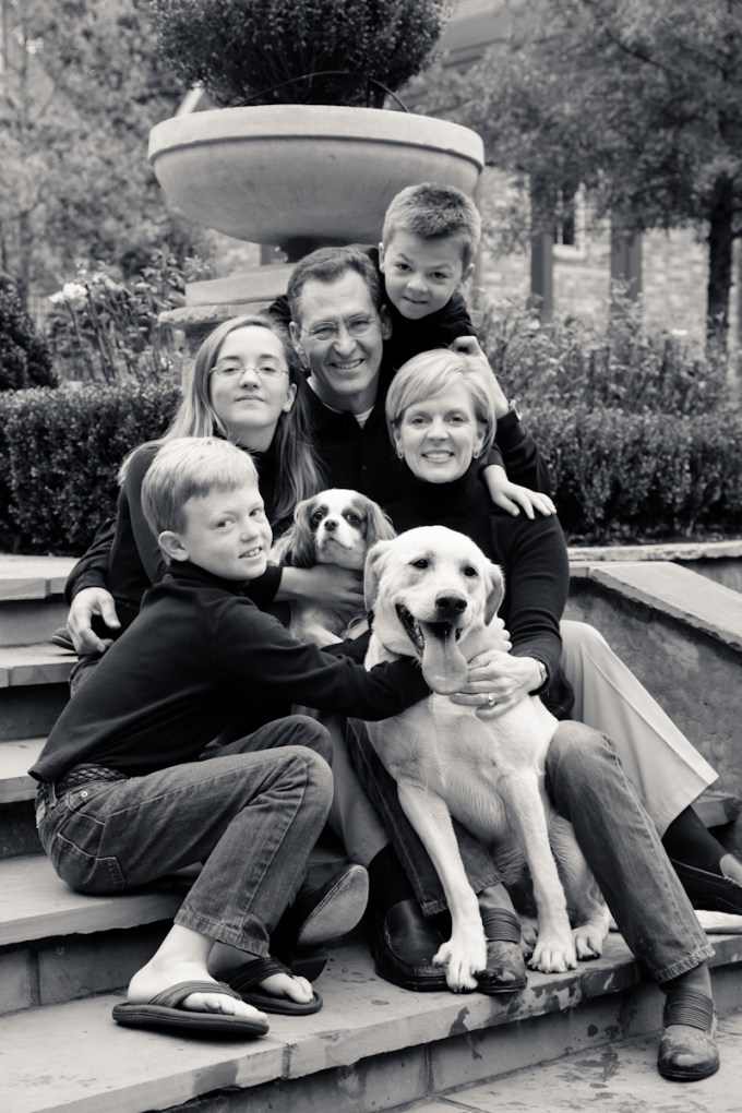 Dr. Williams with his family
