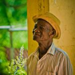 Older man wearing a hat - Dental Mission in the Dominican Republic